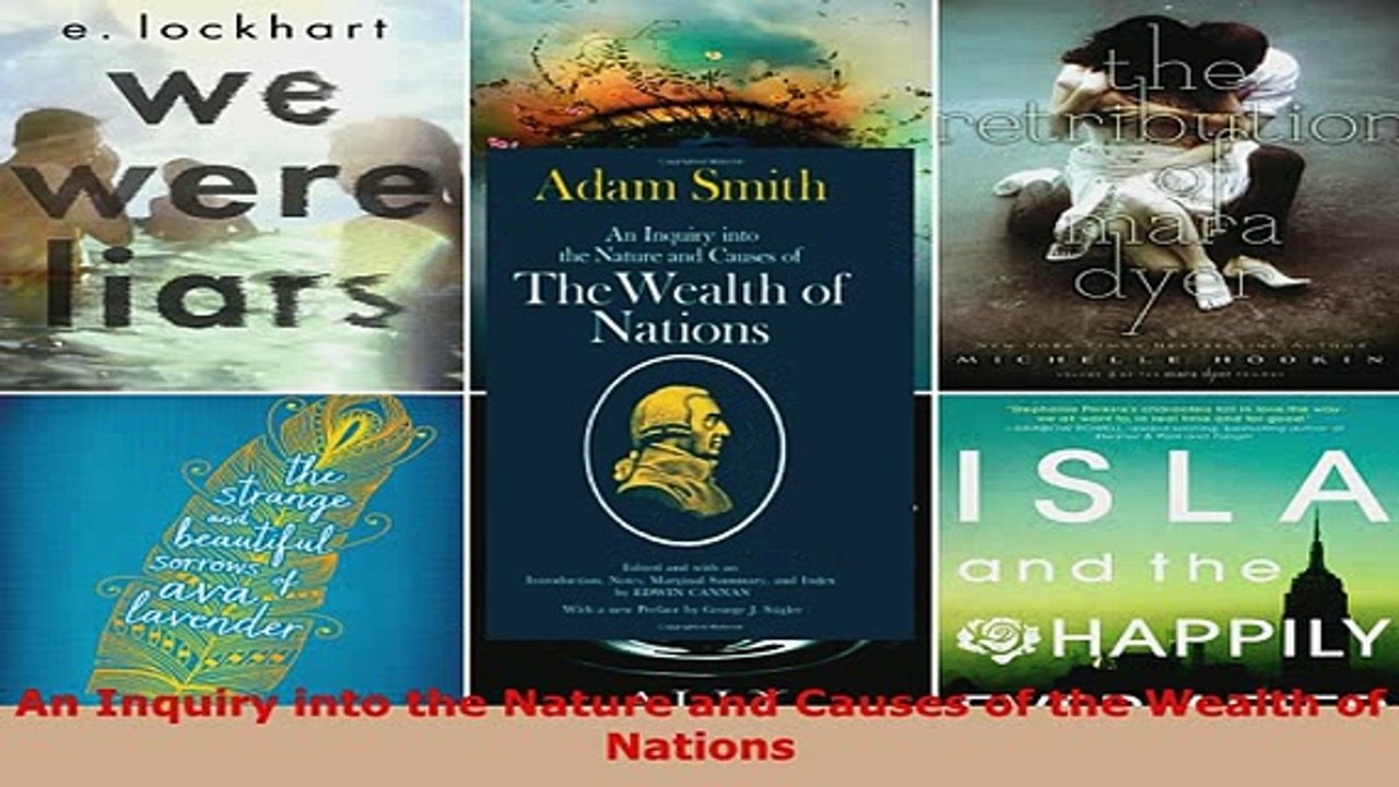 Download  An Inquiry into the Nature and Causes of the Wealth of Nations Free Books