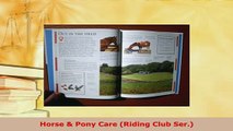 PDF  Horse  Pony Care Riding Club Ser PDF Book Free