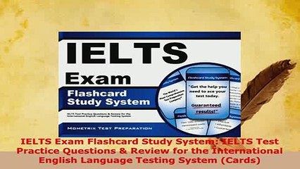 PDF  IELTS Exam Flashcard Study System IELTS Test Practice Questions  Review for the Read Full Ebook
