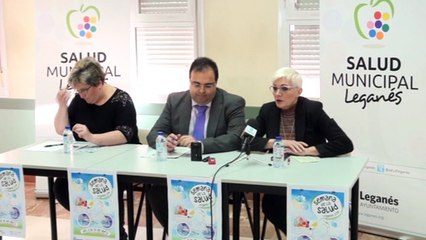 Rueda de prensa de presentación de la Semana de la Salud de Leganés 2016
