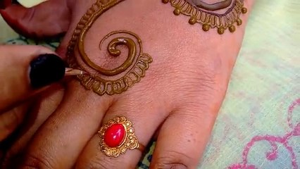 Latest Easy Indian Mehndi Design for Beginners- Awesome Henna Design- Unique Henna tattoo