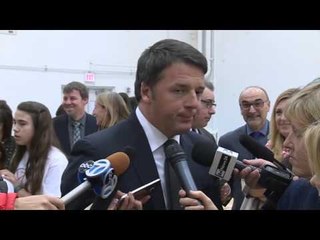 USA - Renzi a Chicago, visita alla Scuola italiana (30.03.16)