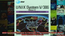 UNIX System V Release 32 Streams Programmers Guide ATT UNIX System V Library