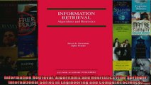 Information Retrieval Algorithms and Heuristics The Springer International Series in