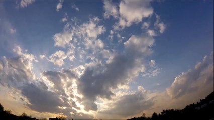 Amazing phenomena in the sky time-lapse Full HD