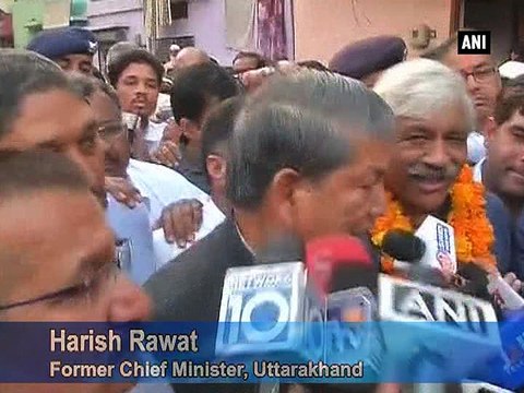 Harish Rawat holds 'padyatra' against President's rule in U'khand