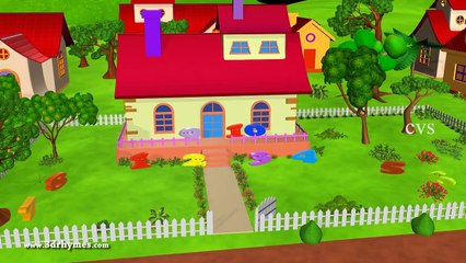 One Two buckle my shoe - 3D Animation English nursery rhyme for children
