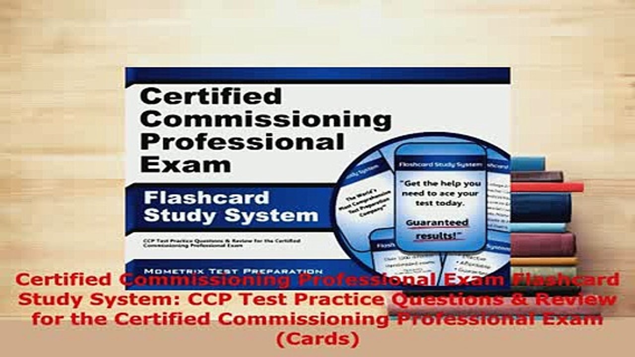 PDF  Certified Commissioning Professional Exam Flashcard Study System CCP Test Practice PDF Book Free