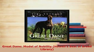 PDF  Great Dane Model of Nobility Howells Best of Breed Library PDF Full Ebook