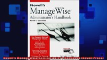 Novells ManageWise Administrators Handbook Novell Press