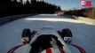 ¡Drift con un fórmula! Vuelta a un Nürburgring nevado