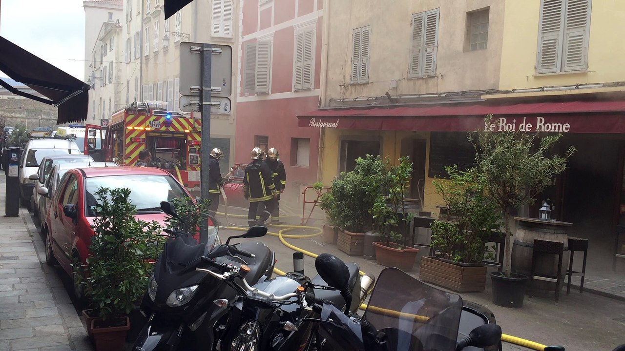 Ajaccio : Incendie en cours au Roi de Rome