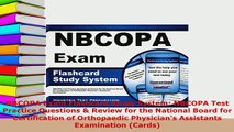 Download  NBCOPA Exam Flashcard Study System NBCOPA Test Practice Questions  Review for the Free Books