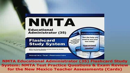 Download  NMTA Educational Administrator 35 Flashcard Study System NMTA Test Practice Questions  Ebook