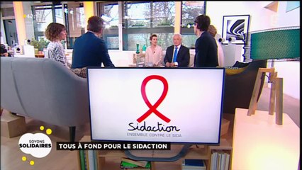 Sophie Jovillard est solidaire avec le Sidaction