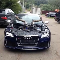 Não é um Alce mecânico do inferno, é o Audi RS7 mais potente do planeta!