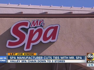 Spa manufacturer cuts ties with Mr. Spa
