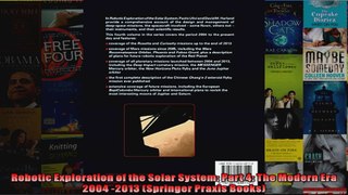 Robotic Exploration of the Solar System Part 4 The Modern Era 2004 2013 Springer