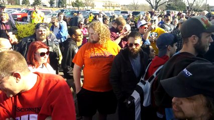 Trump protester punches Trump supporter and gets pepper sprayed