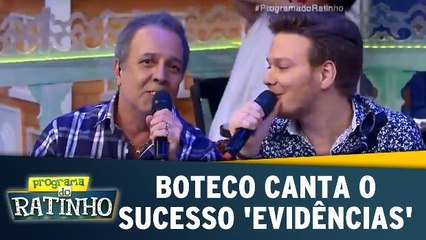 Boteco canta o sucesso `Evidências`