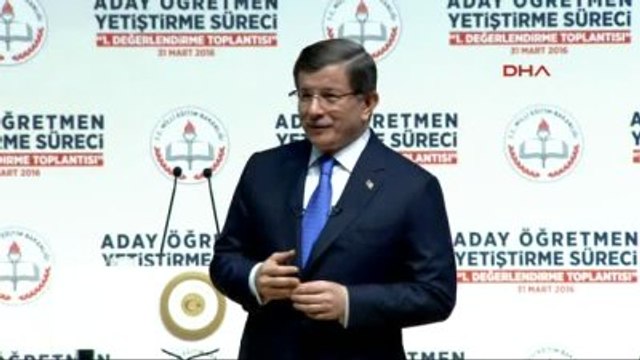 Dha Ankara- Davutoğlu: Ne Kara Kış, Ne Terör, Barikat veya Çukur Öğretmenin Derse Ulaşmasına Engel...