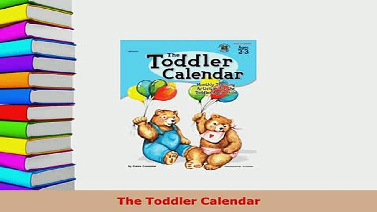 PDF  The Toddler Calendar Free Books