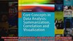 Core Concepts in Data Analysis Summarization Correlation and Visualization Undergraduate
