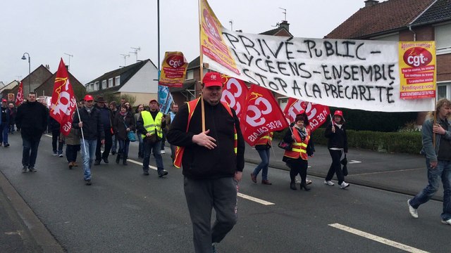 Saint-Pol : manifestation contre la loi Travail