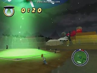 Les simpson hit and run niveau 7 avec homer simpson