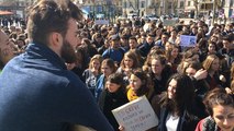 Manif de lycéens contre la loi Travail à Vannes