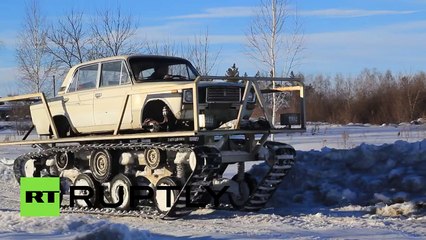 Russian Mad Max? Man creates Lada tank