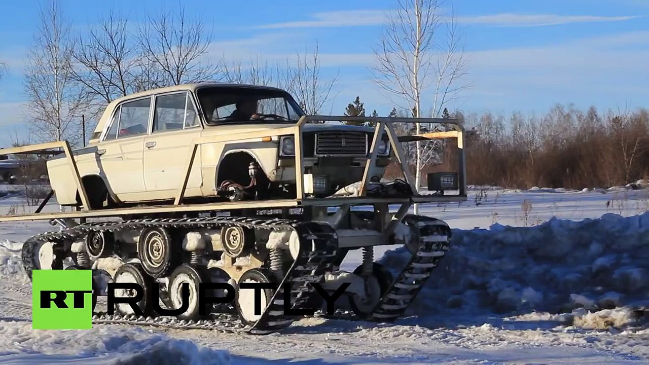 Russian Mad Max? Man creates Lada tank