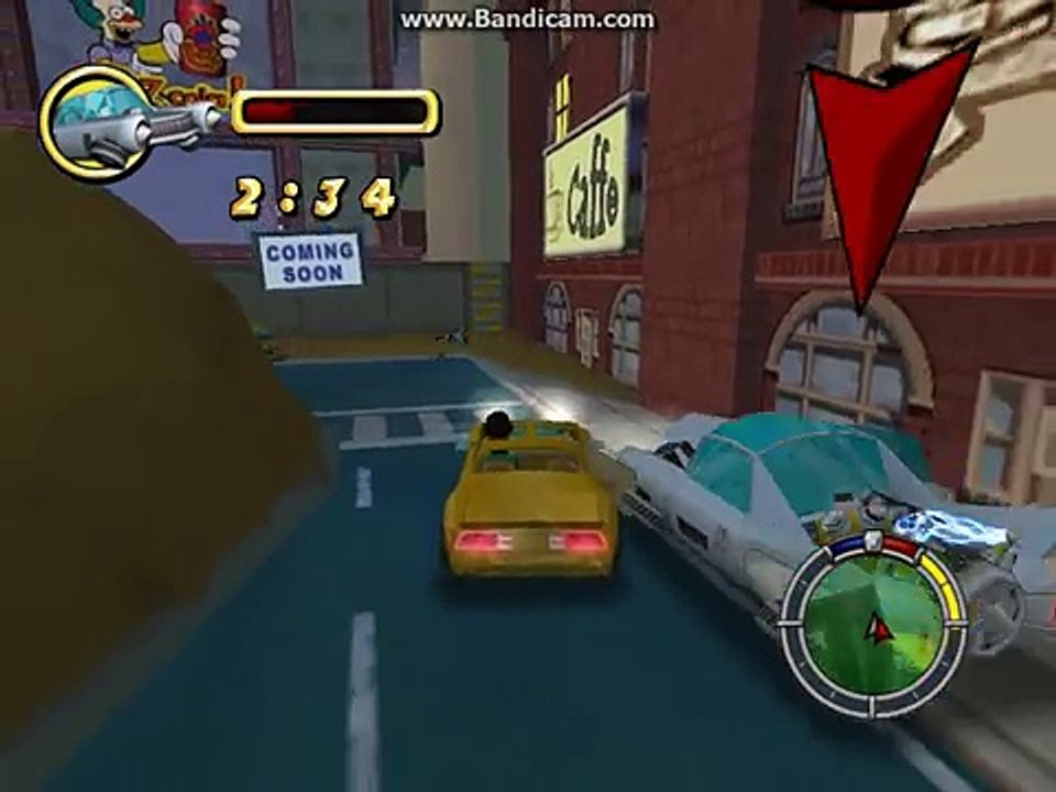 Les simpson hit and run niveau 5 mission bonus fric frac
