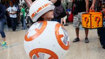 Cosplay BB-8 d'une adorable petit fille