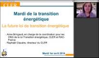 Mardi de la transition énergétique - La loi de transition énergétique 1/1