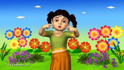 Chubby Cheeks Dimple Chin - 3D Animation Nursery rhyme for children with Lyrics