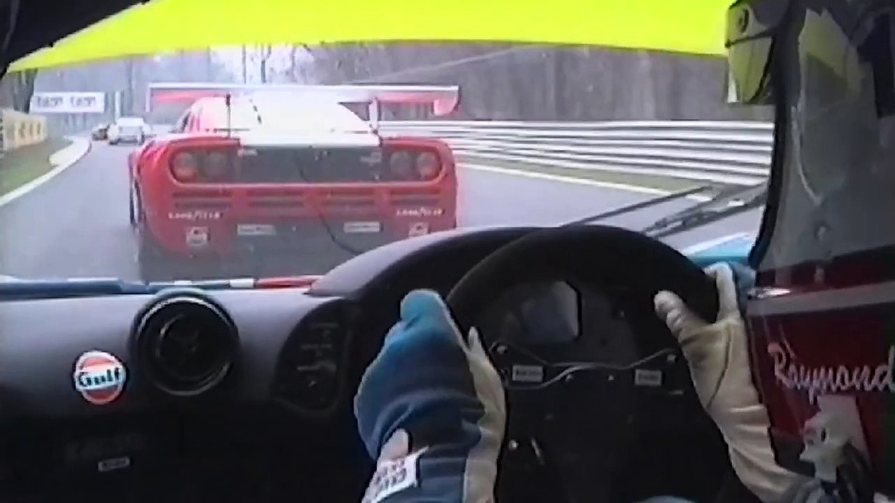 A bordo del McLaren F1 GTR  en Monza