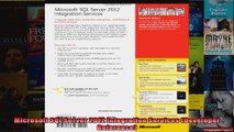Microsoft SQL Server 2012 Integration Services Developer Reference