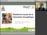 Mardi de la transition énergétique - Les plateformes locales de la rénovation énergétique (2/2)