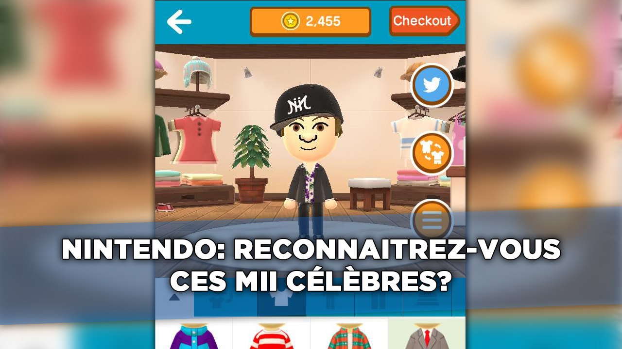 Reconnaitrez-vous ces Mii célèbres?