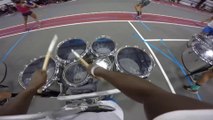 L'entraînement d'un percussioniste d'une fanfare filmé à la gopro - Impressionnant