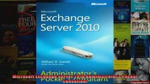 Microsoft Exchange Server 2010 Administrators Pocket Consultant