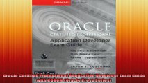 Oracle Certified Professional Application Developer Exam Guide with CDROM Oracle Press