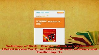PDF  Radiology of Birds  Elsevier eBook on VitalSource Retail Access Card An Atlas of Read Online