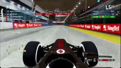 F1 2013 XTgamer Racing League - Season 01 - Round 14 Singapore GP Race