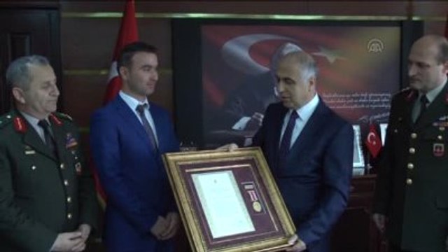 Gazi Uzman Çavuş İncirkuş'a, Devlet Övünç Madalyası ve Beratı Verildi