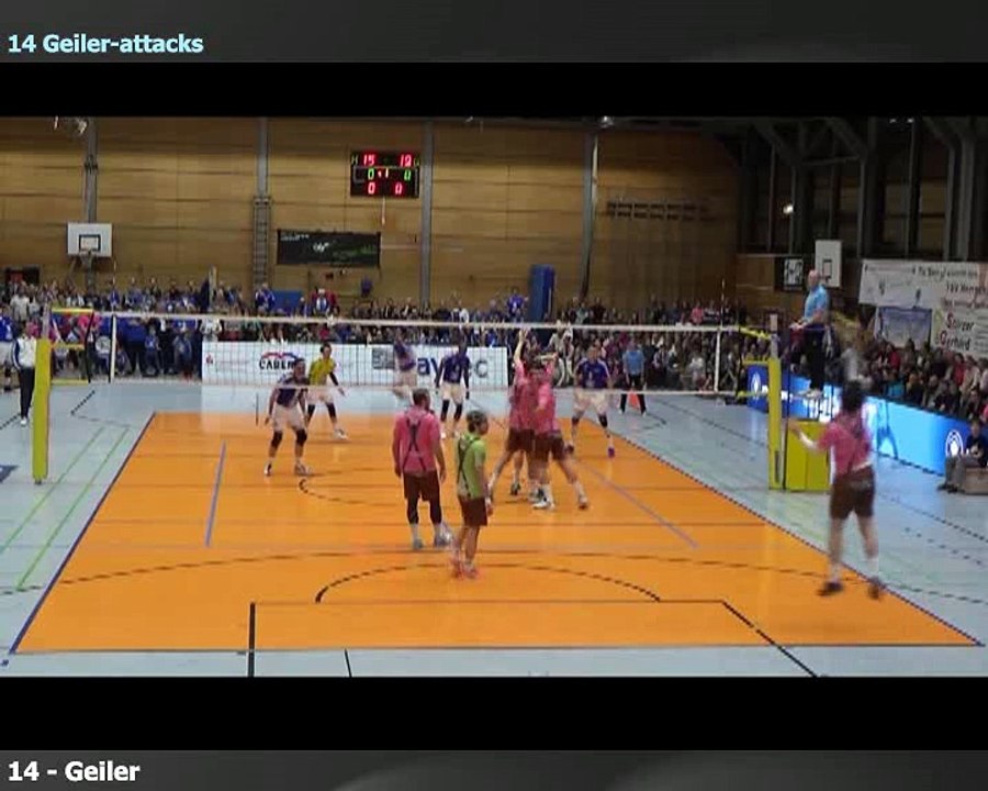 GEILER Baptiste, outisde hitter, Friedrischafen Germany - attack highlights