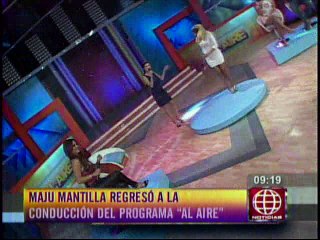 Maju Mantilla regreso a Al Aire