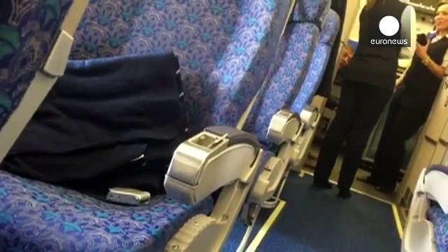 Moment British man took 'selfie' with EgyptAir plane hijacker