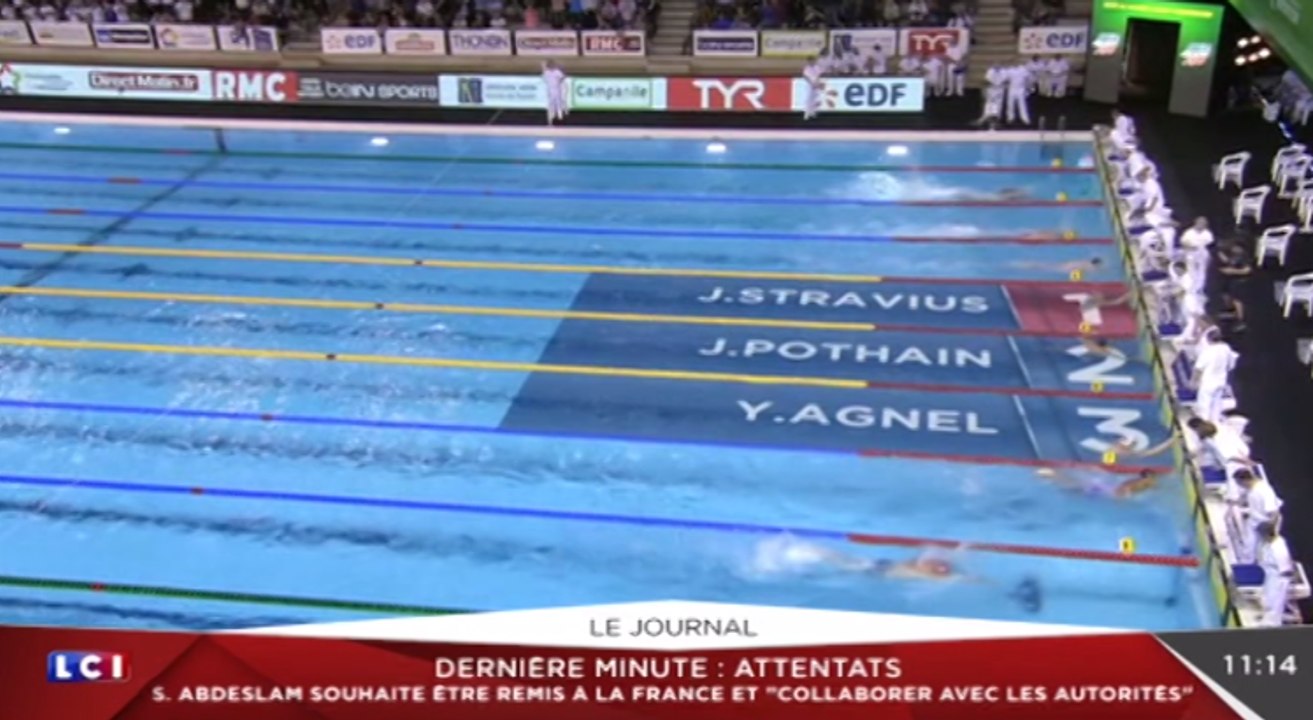 Yannick Agnel ne défendra pas son titre olympique à Rio, en 42 secondes